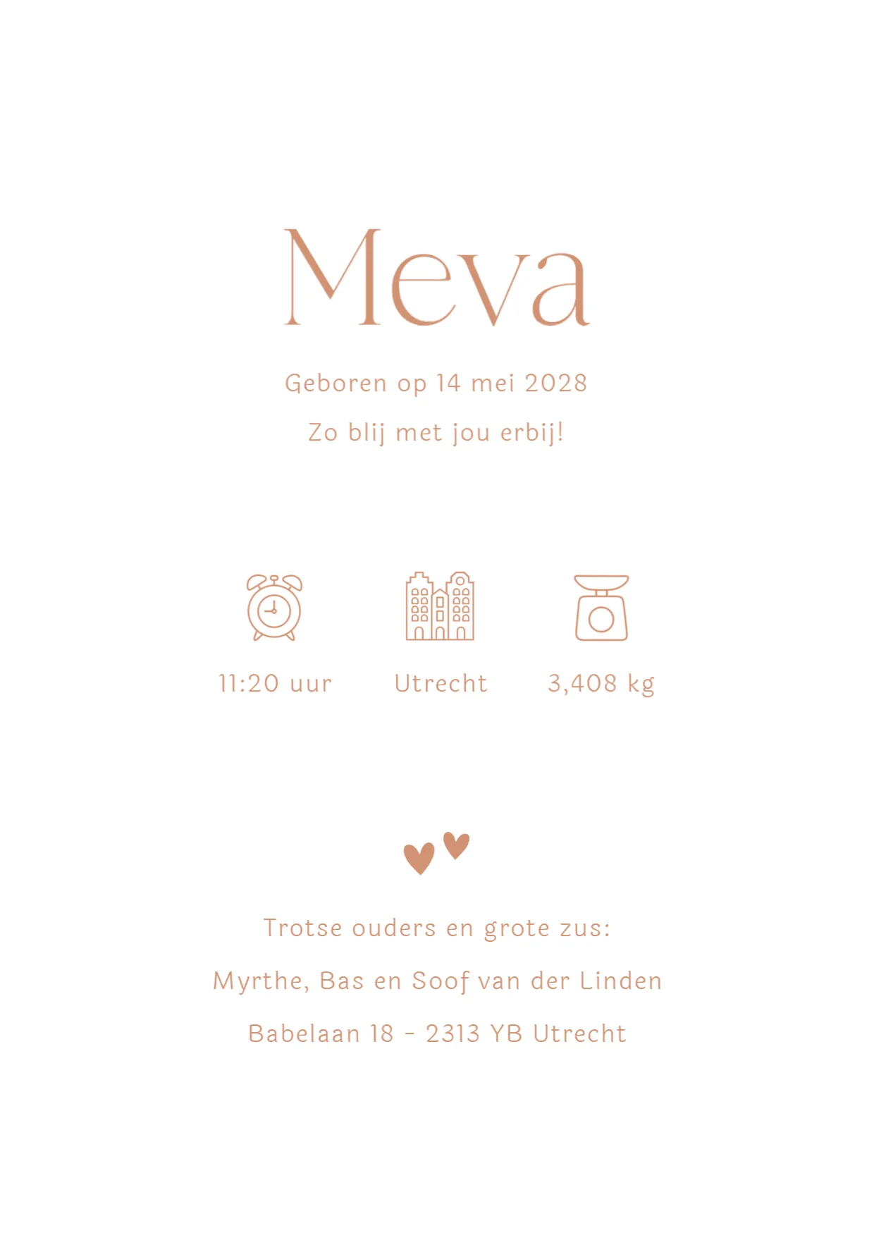 Zusjes met hartjesballon binnenkant