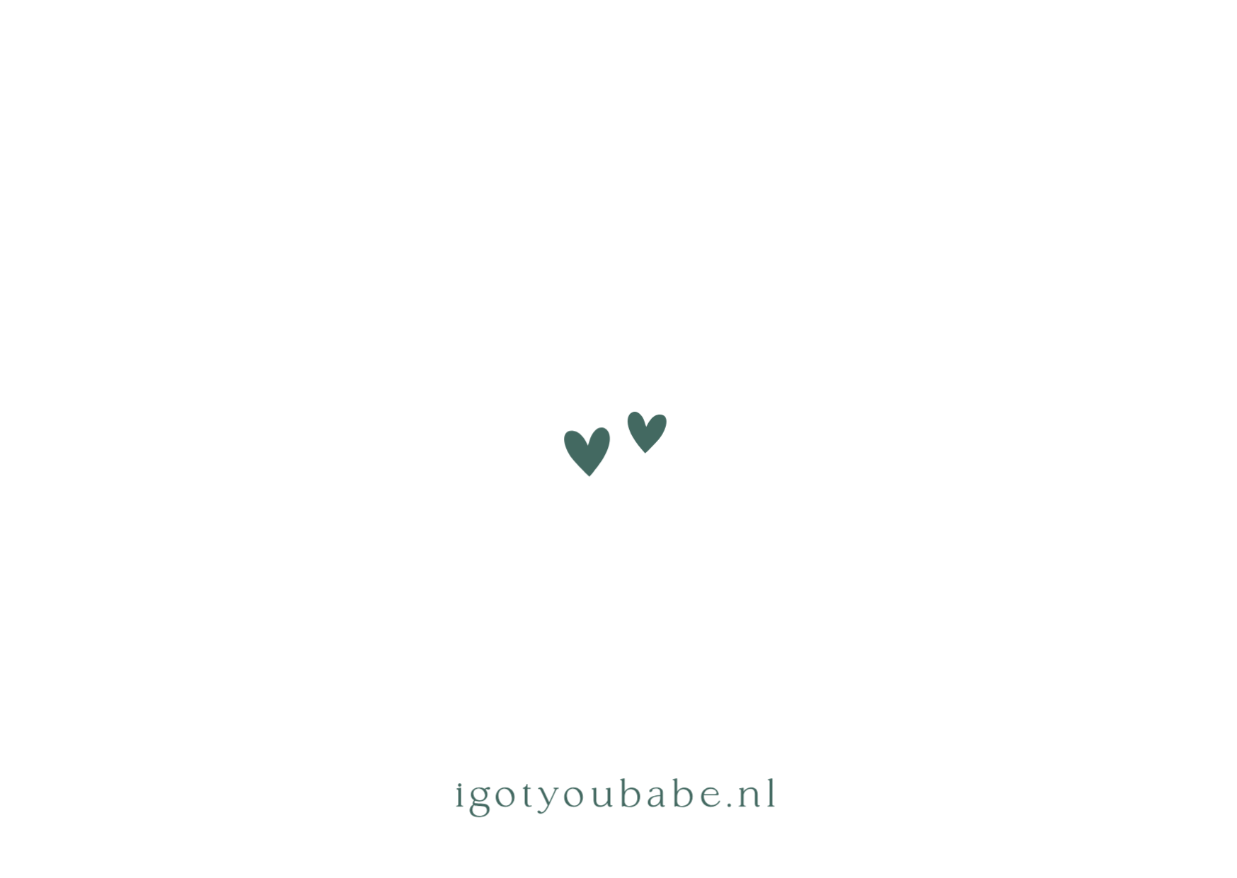 Wiegje met baby - Terug