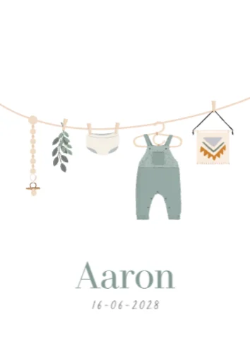 Staande enkele kaart