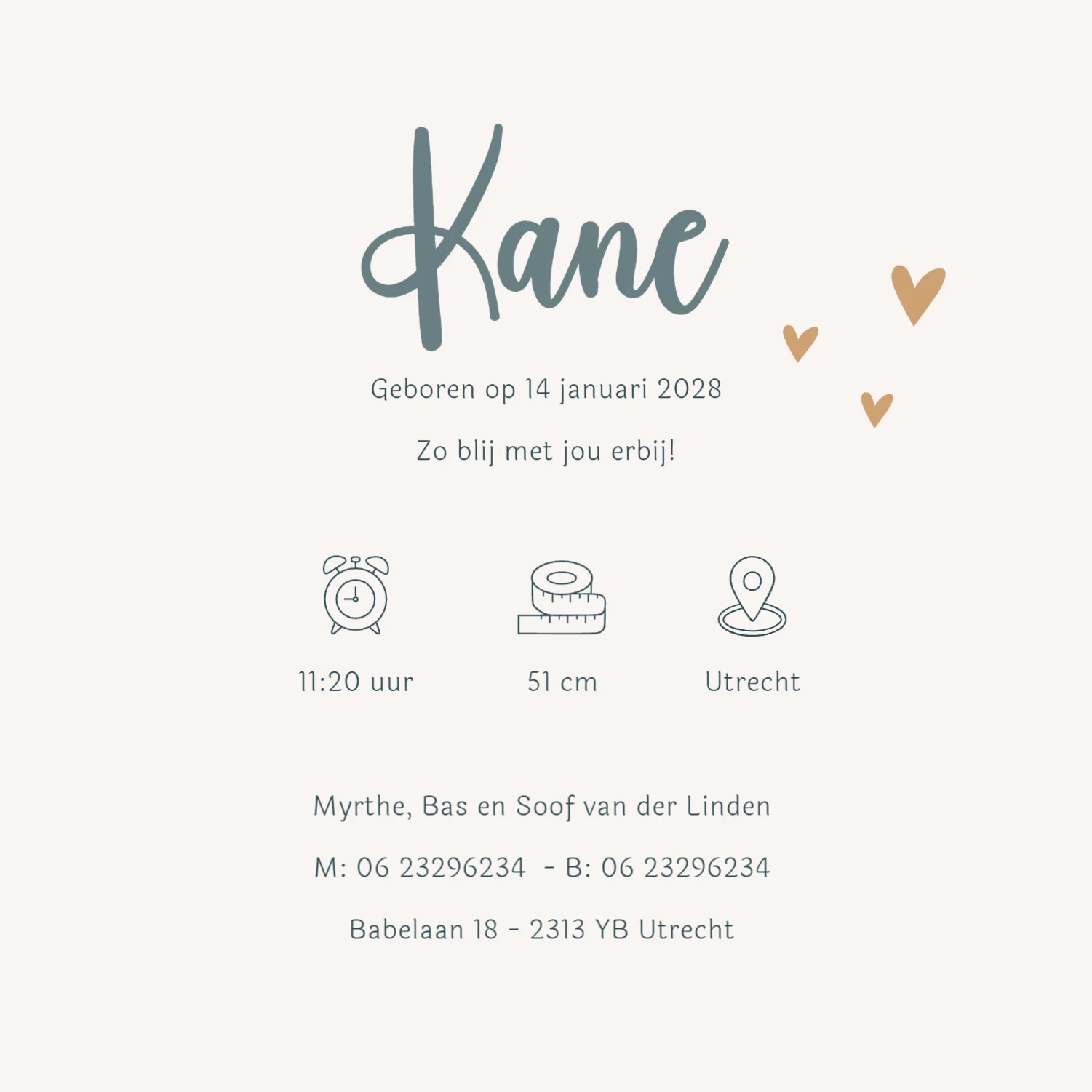 Winters silhouet binnenkant