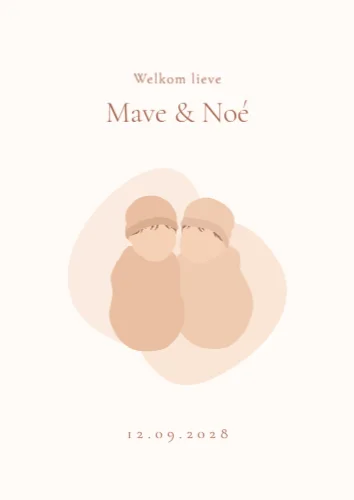 Staande enkele kaart