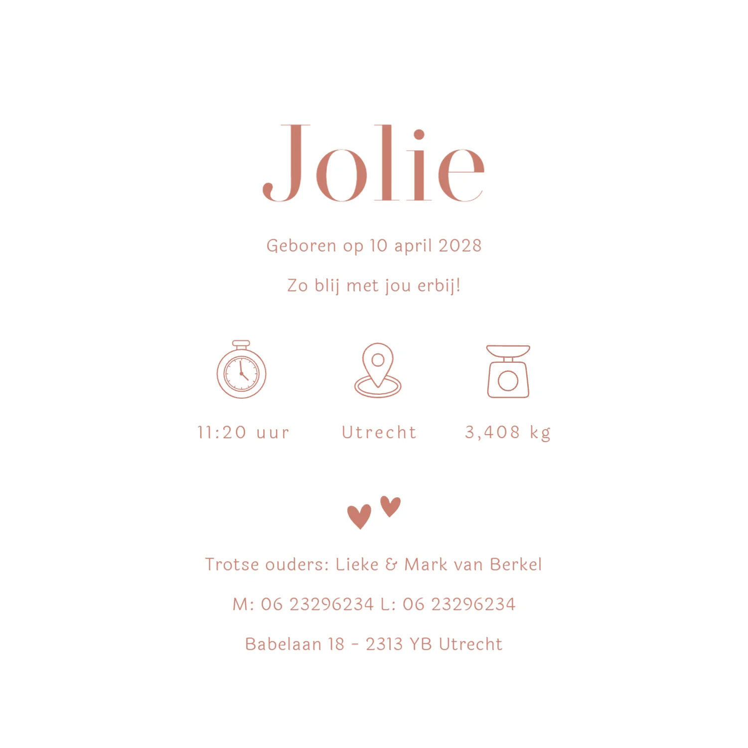 Streepjes met kader binnenkant