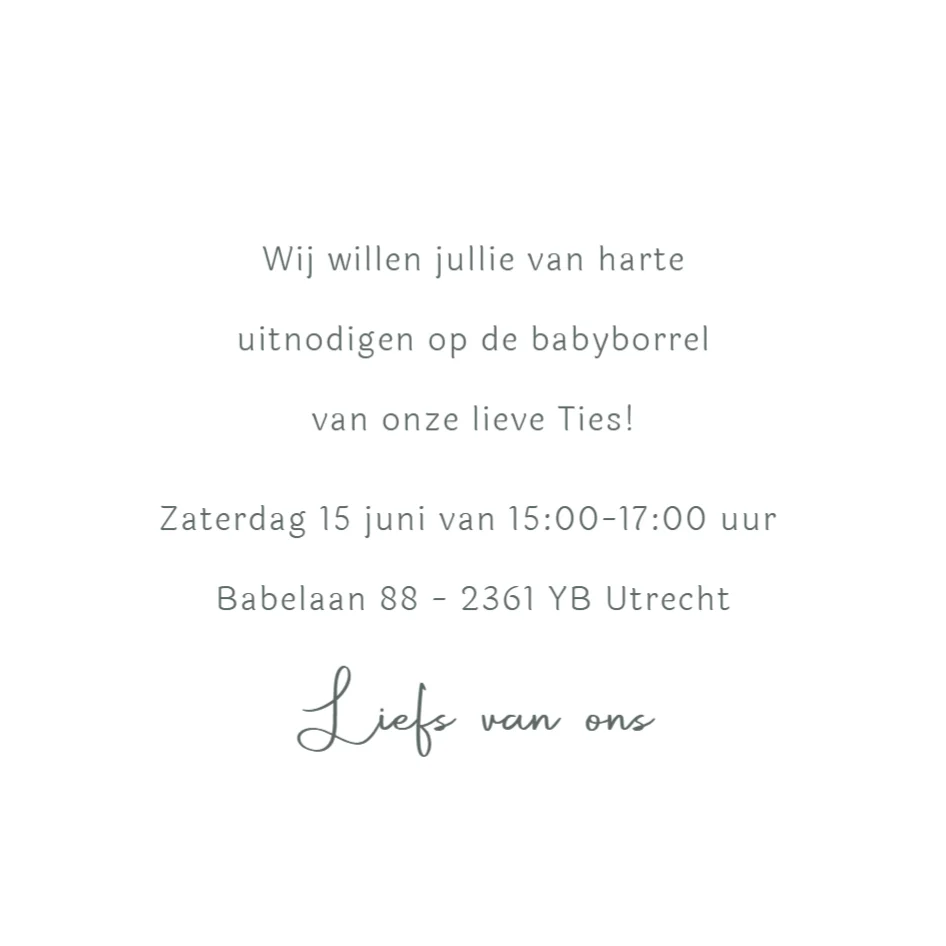 Streepjes met kader - Terug