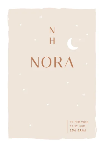 Staande enkele kaart