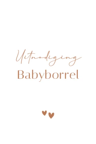 Babyborrelkaart