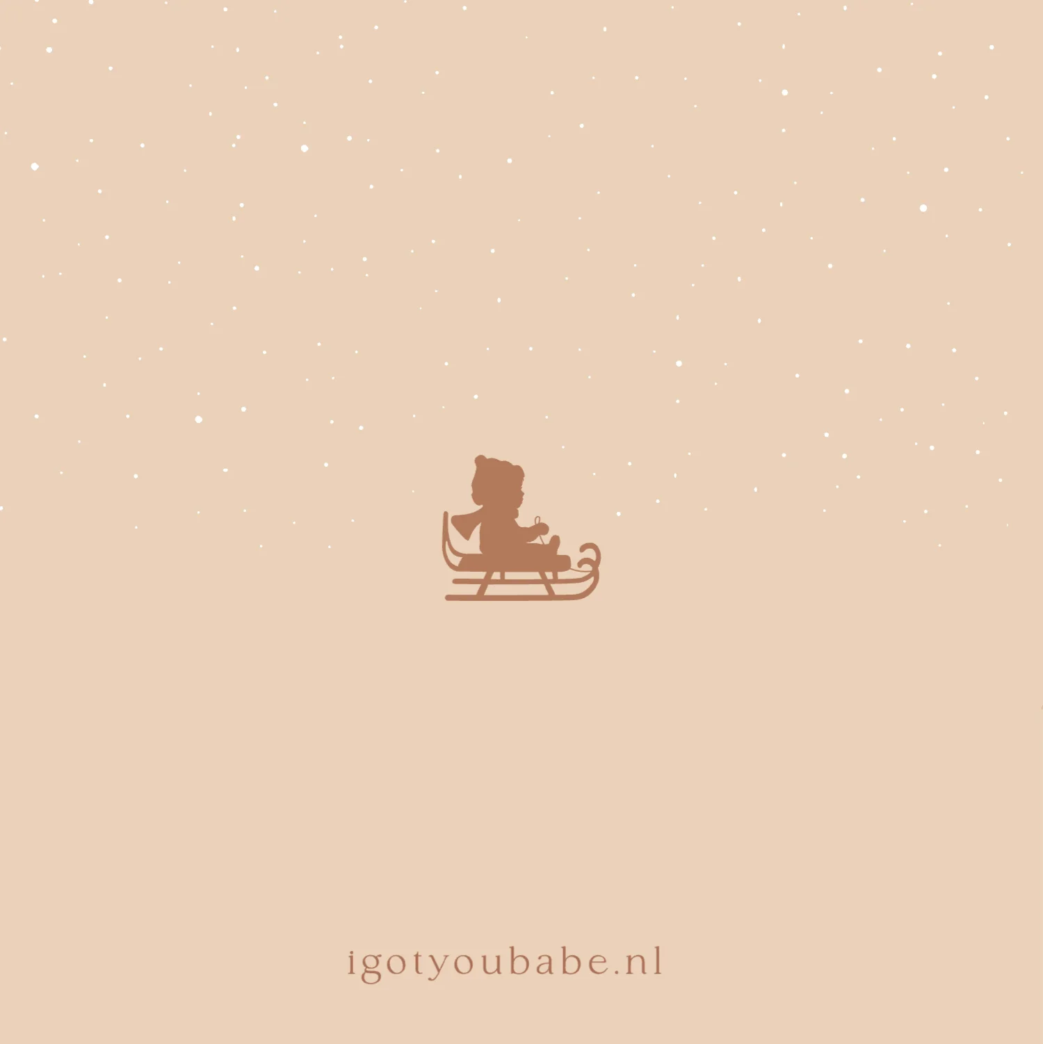 Winters silhouet - Terug