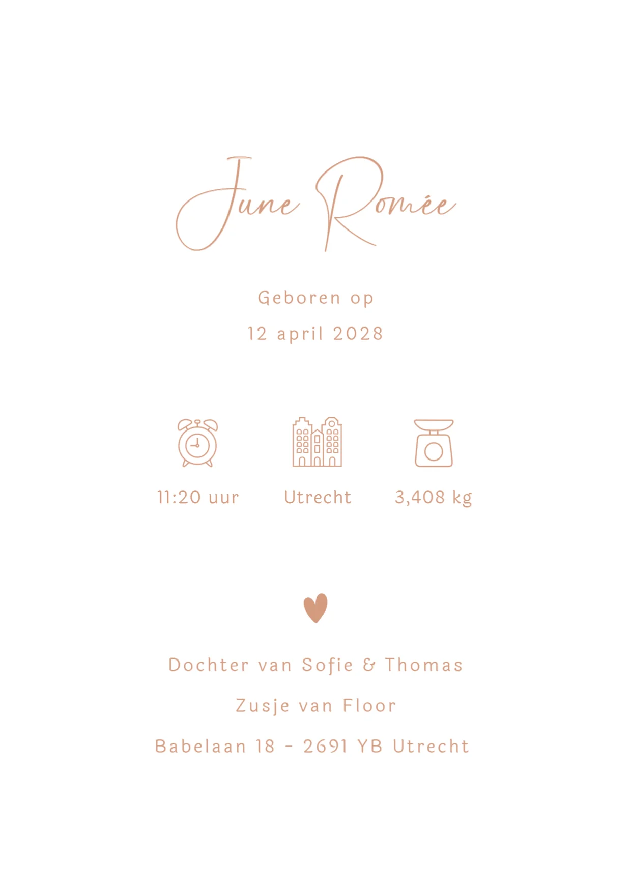 Botanisch silhouet binnenkant