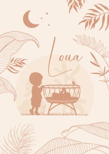 Staande enkele kaart