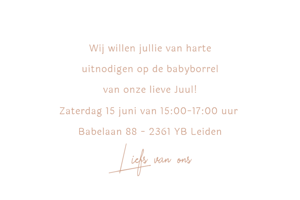 Silhouet wiegje - Terug