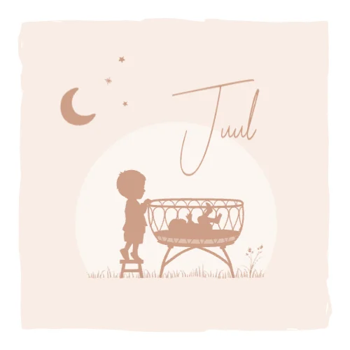 Vierkante gevouwen kaart