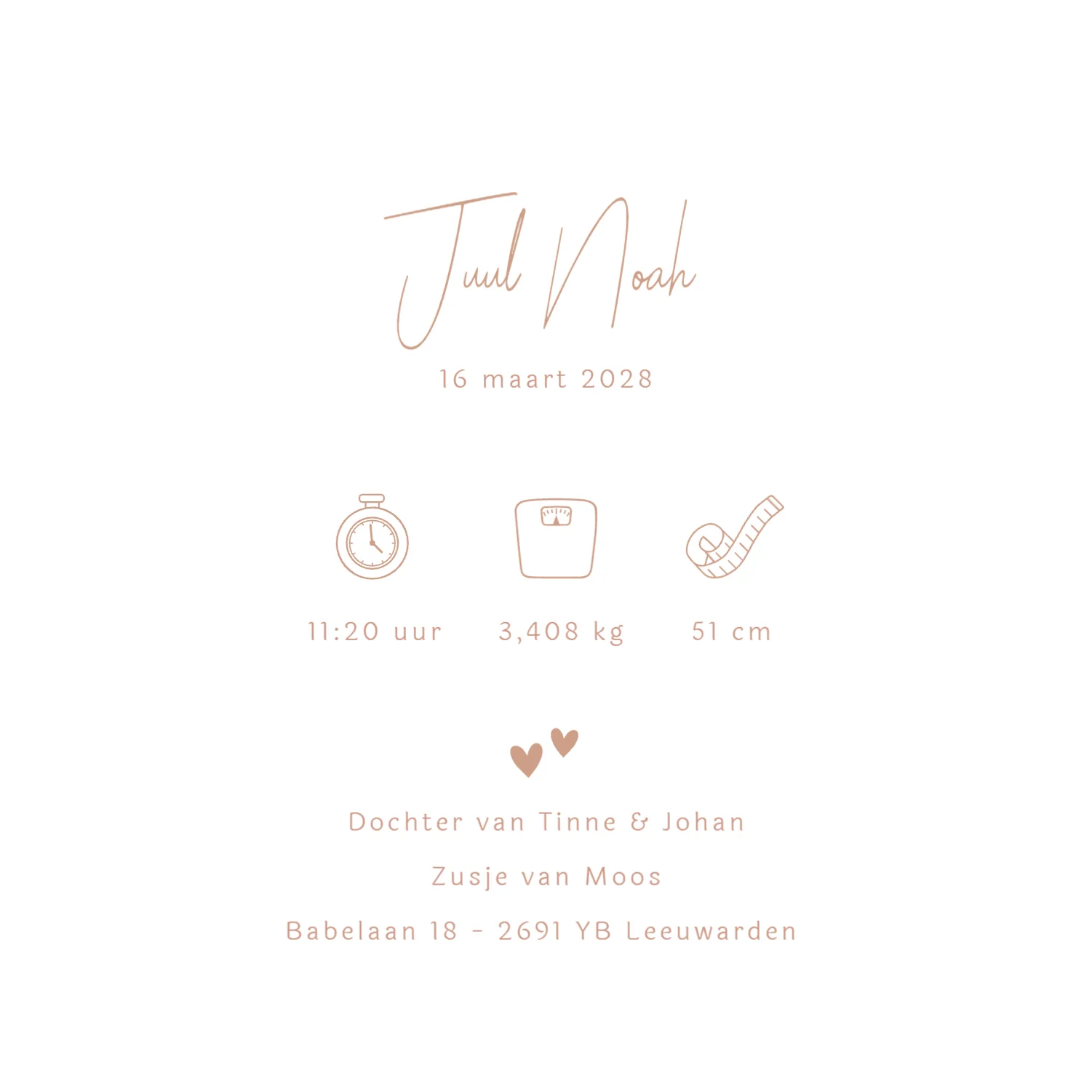 Silhouet wiegje - Terug