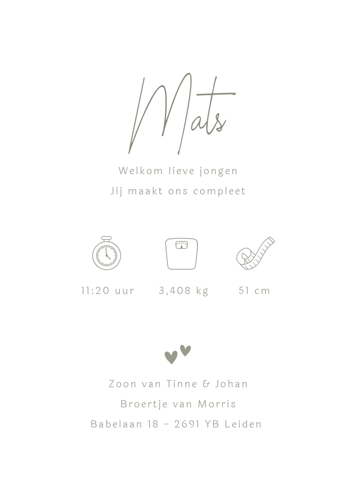 Silhouet grote broer binnenkant