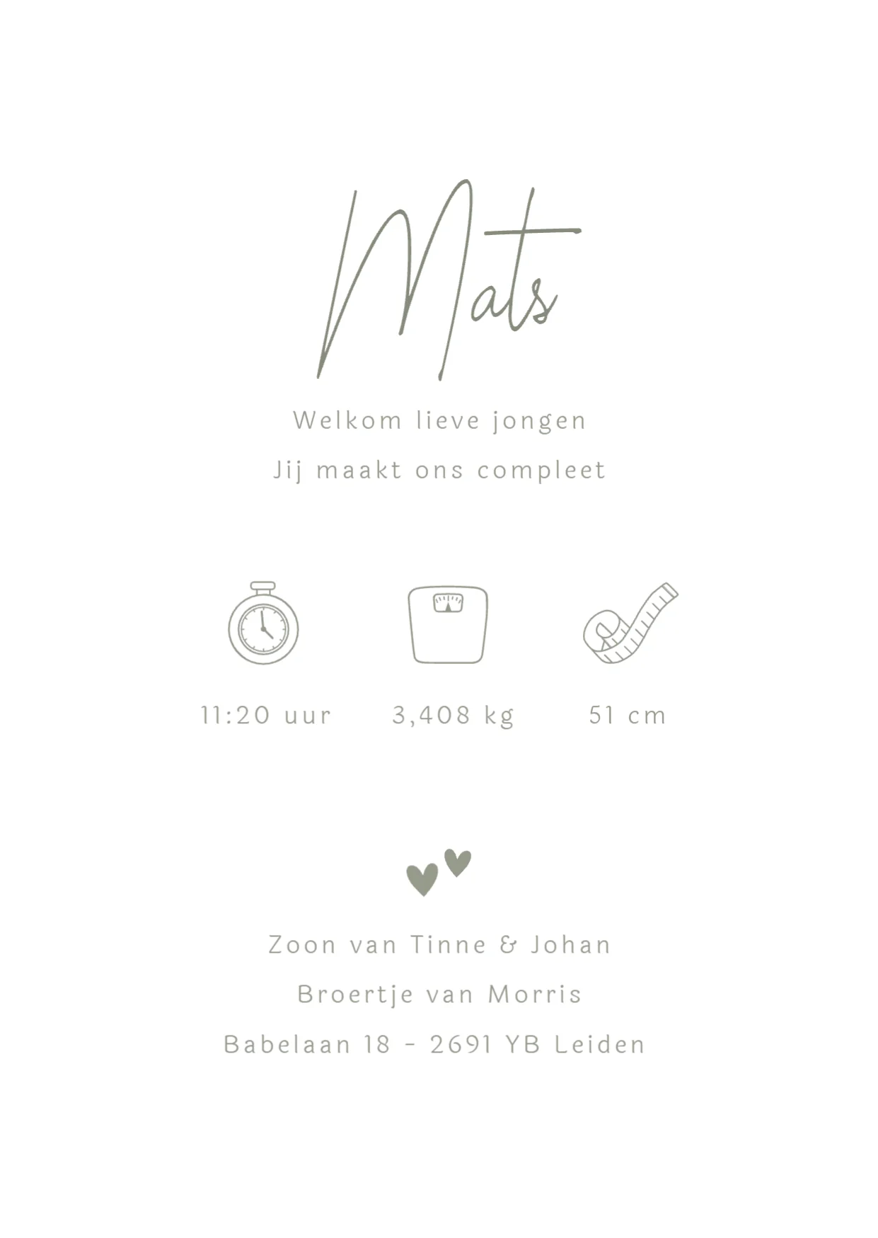 Silhouet grote broer - Terug