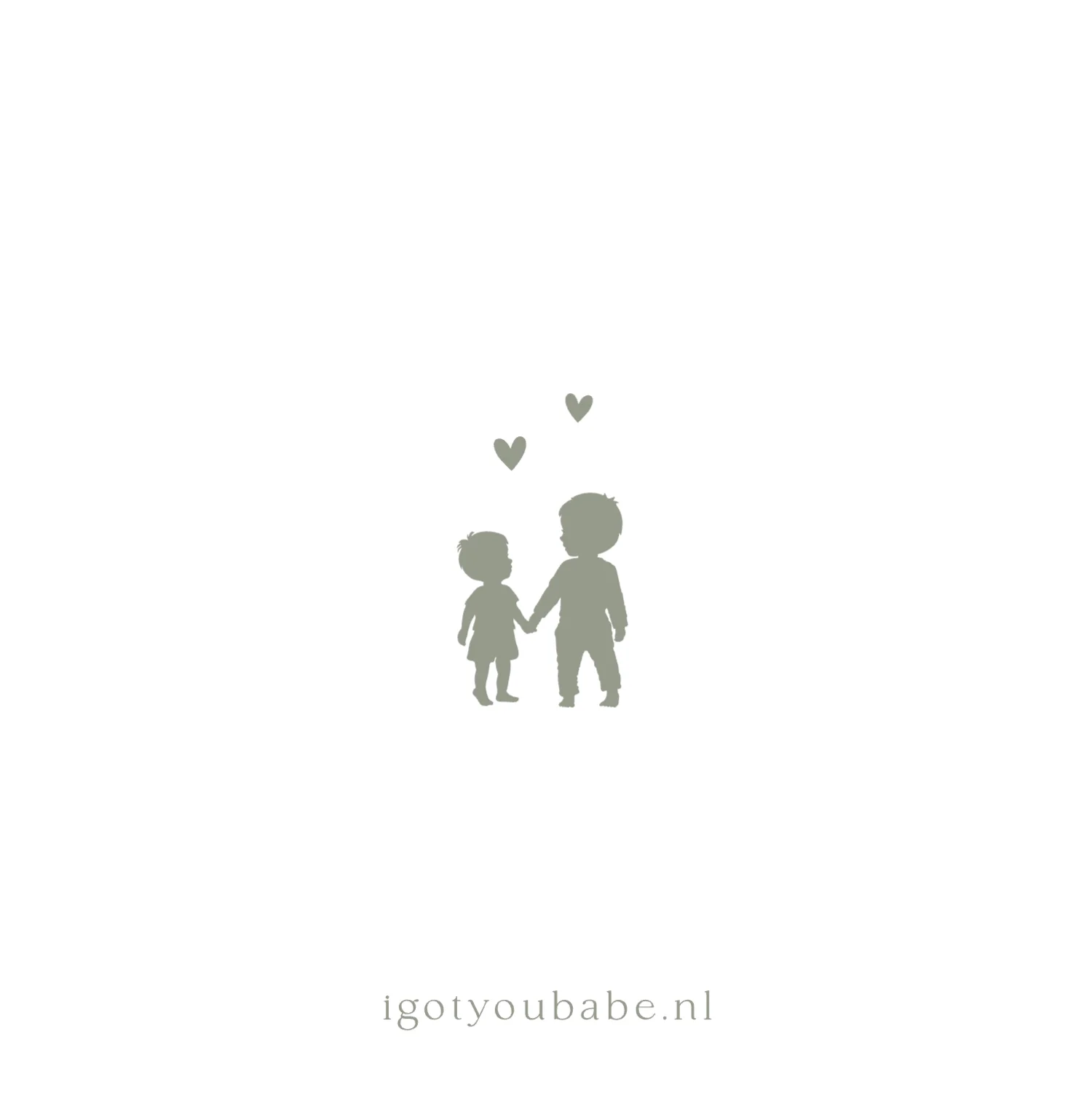 Silhouet grote broer - Terug
