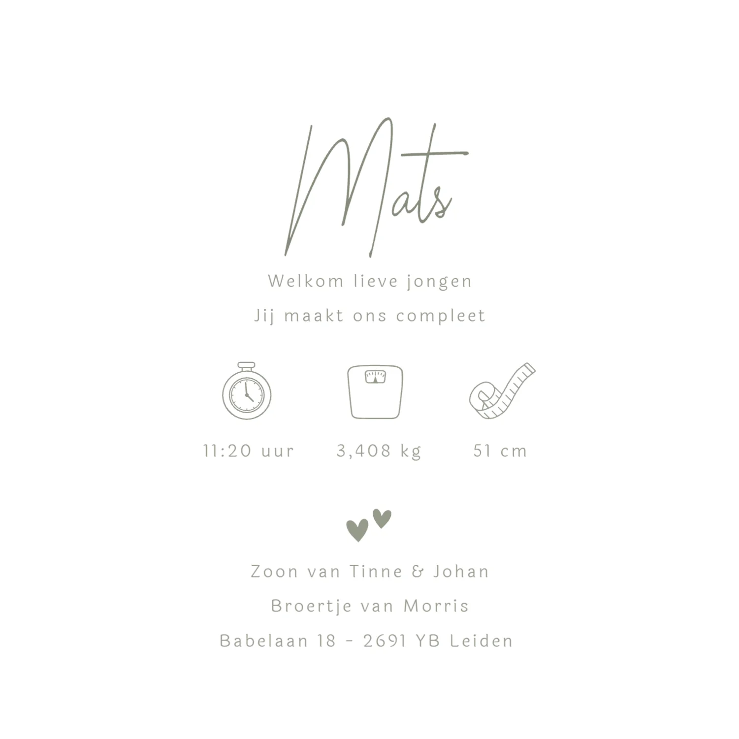 Silhouet grote broer - Terug