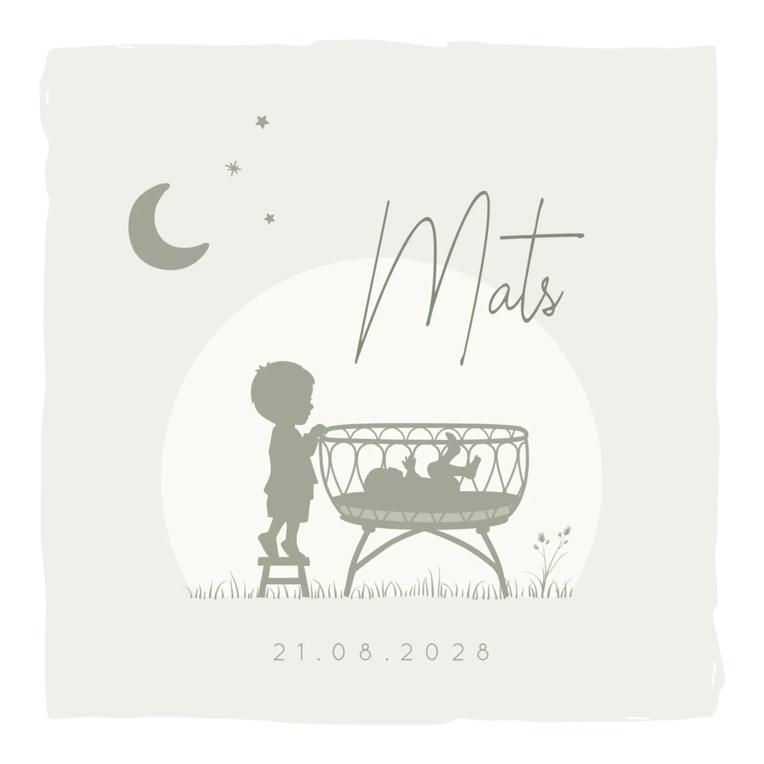 Silhouet grote broer