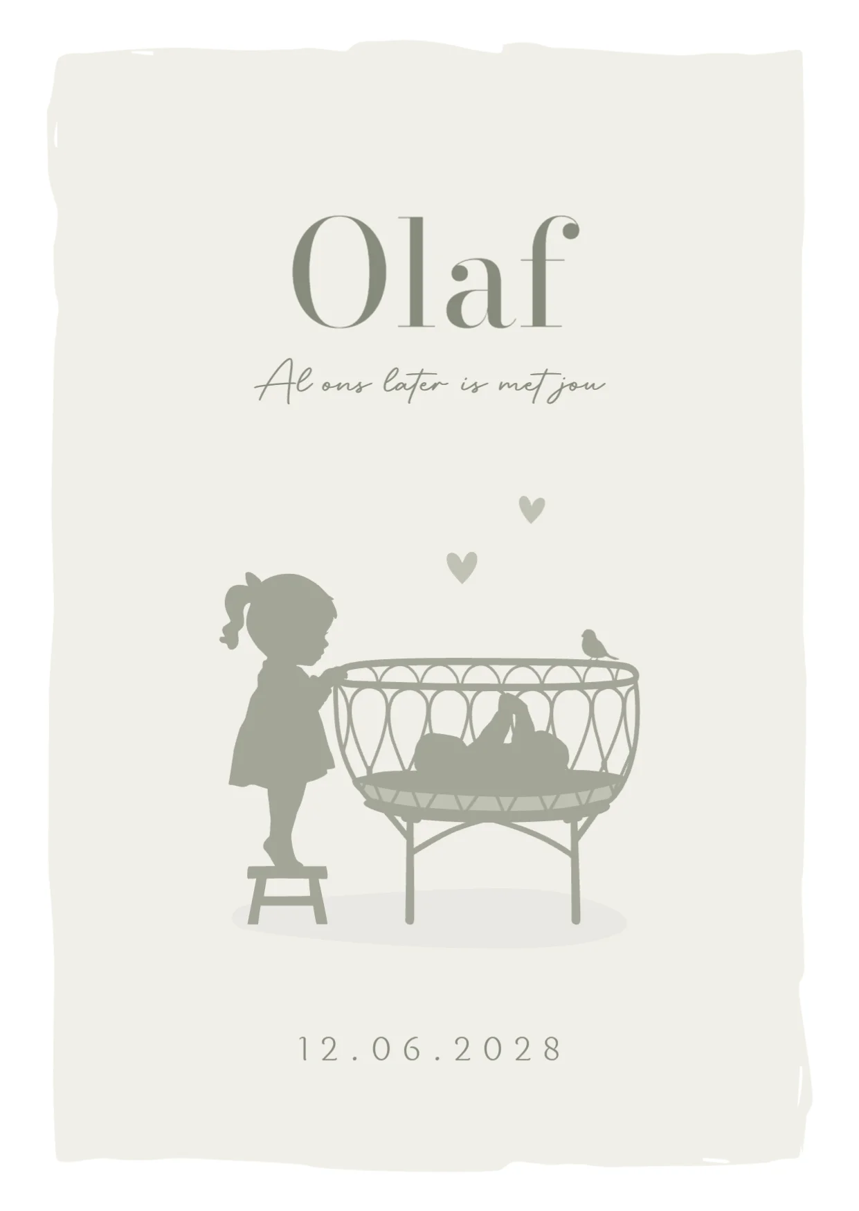 Silhouet grote zus