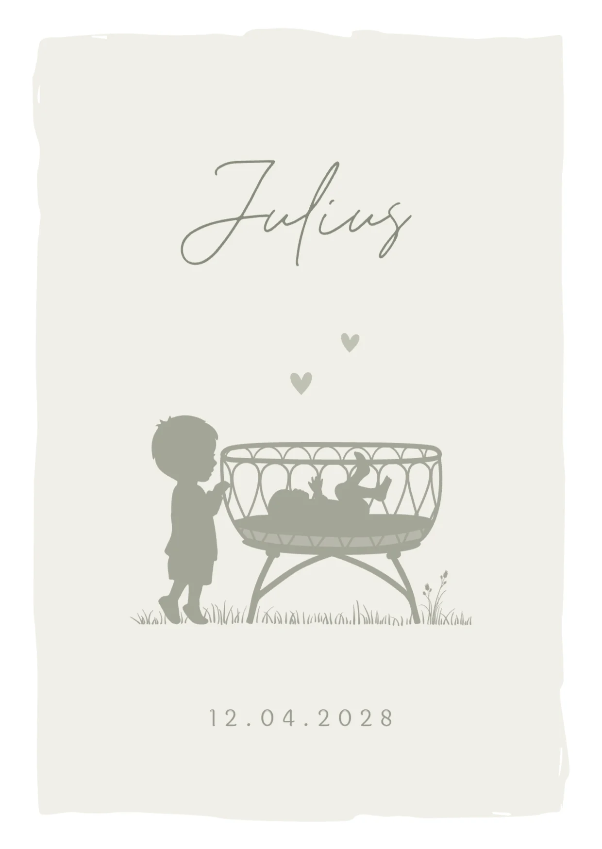 Silhouet grote broer