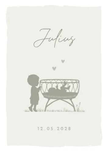 Staande enkele kaart