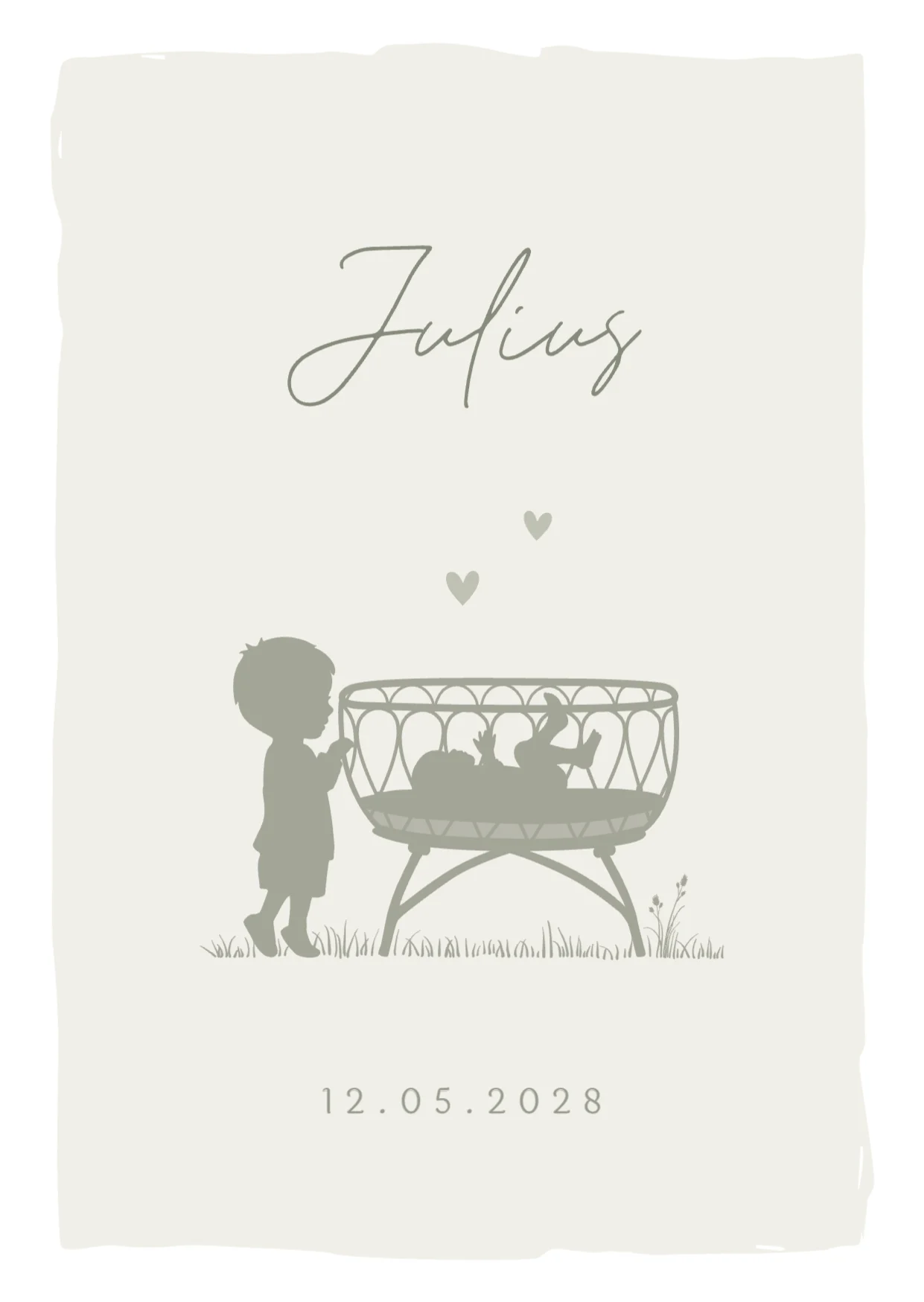 Silhouet grote broer