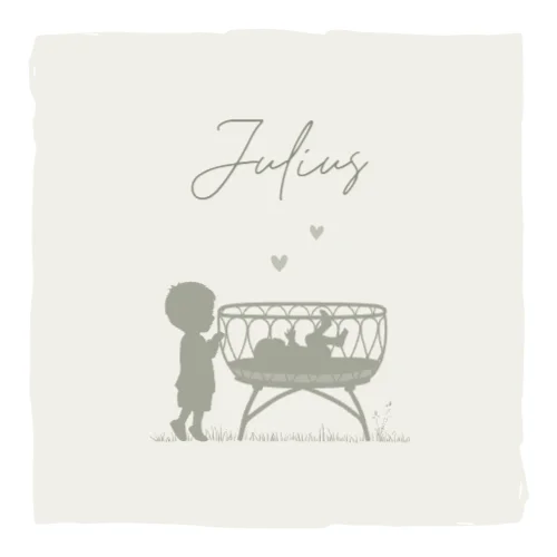 Vierkante gevouwen kaart