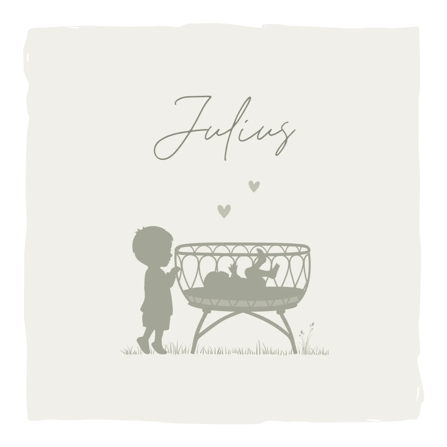 Silhouet grote broer