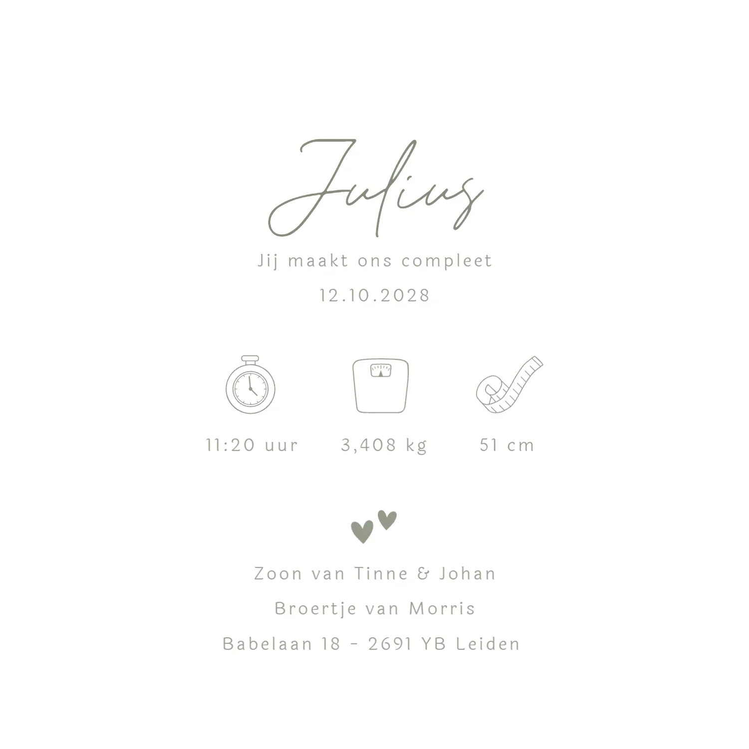 Silhouet grote broer - Terug