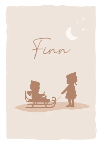 Staande enkele kaart