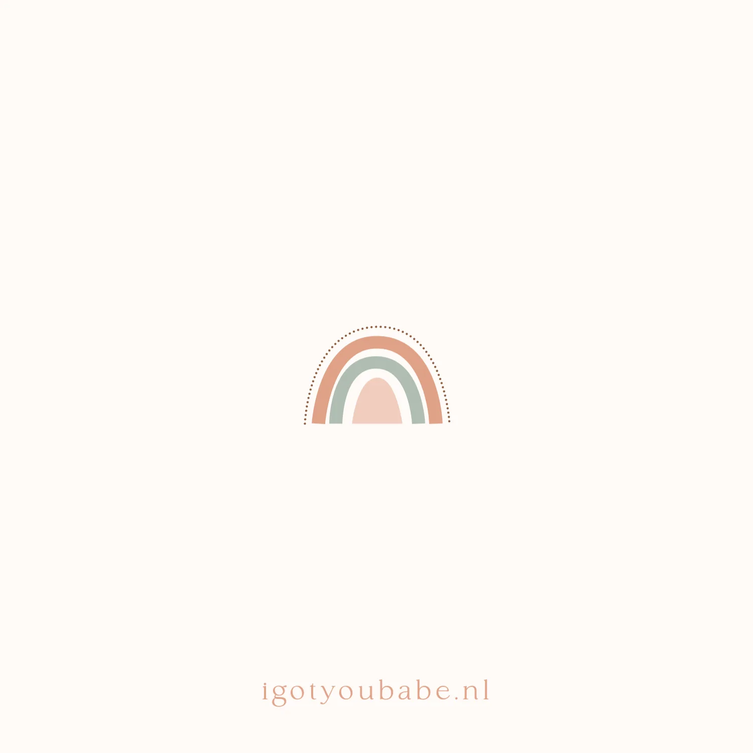 Boho met regenboog - Terug