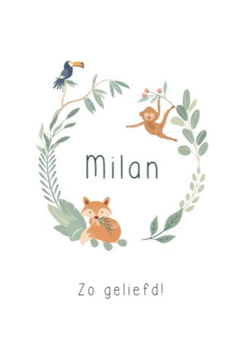 Staande enkele kaart