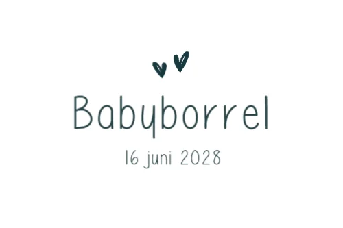 Babyborrelkaart