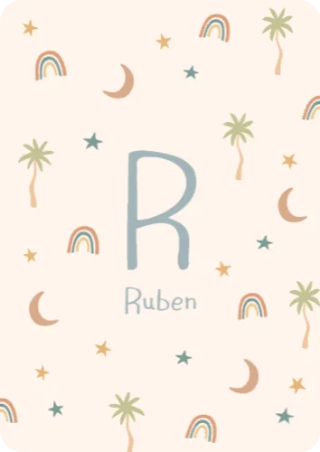 Staande enkele kaart