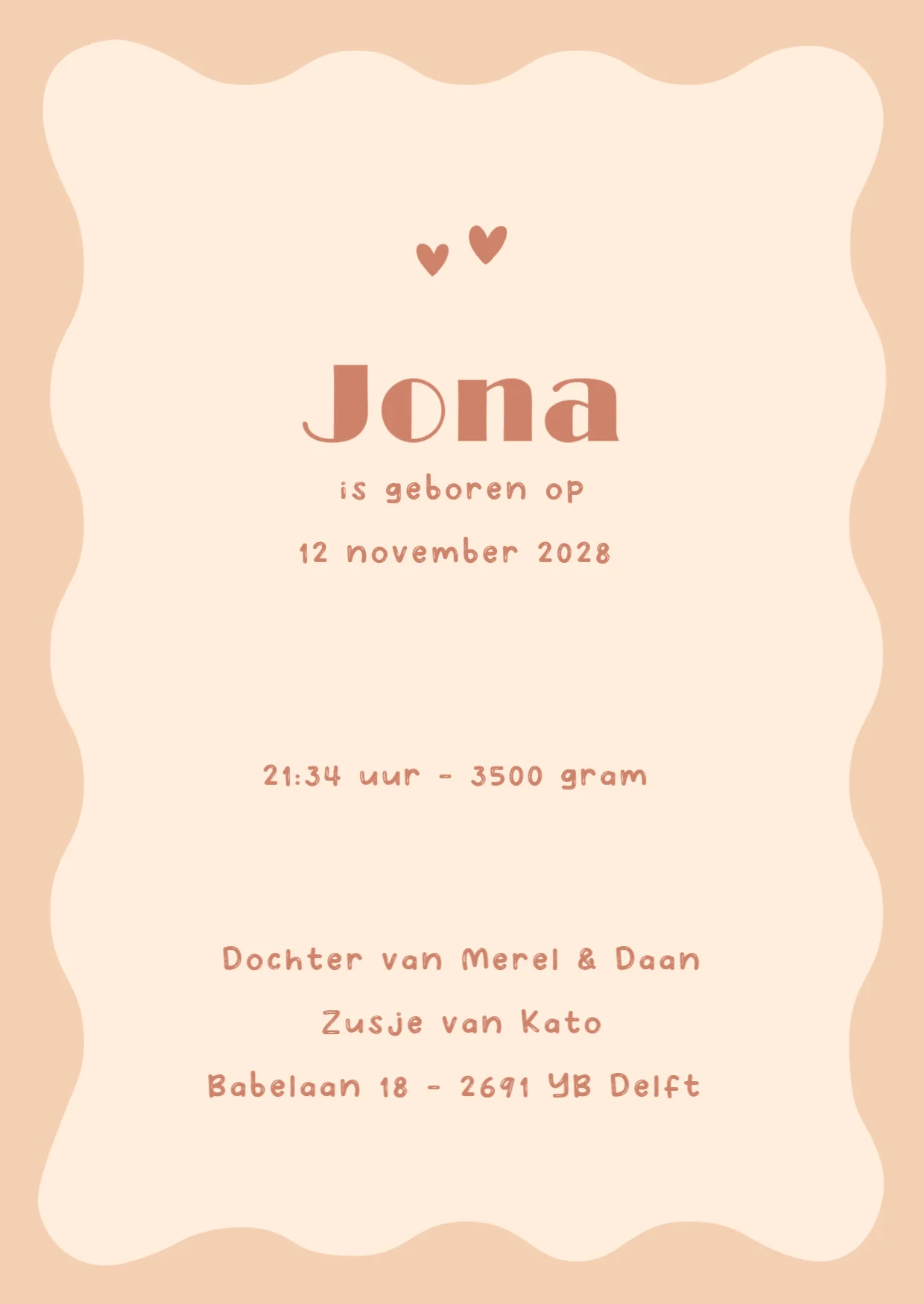 Speelse letters binnenkant