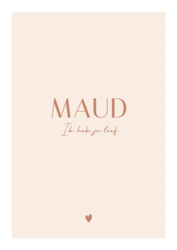 Staande enkele kaart