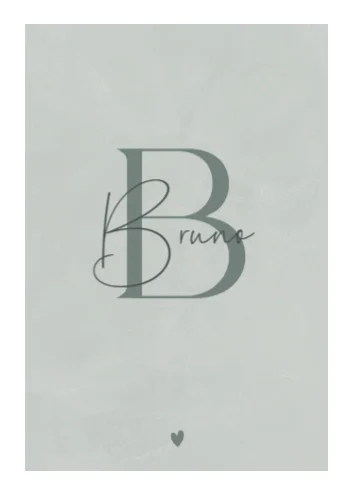 Staande enkele kaart