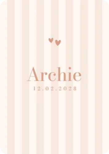 Staande enkele kaart