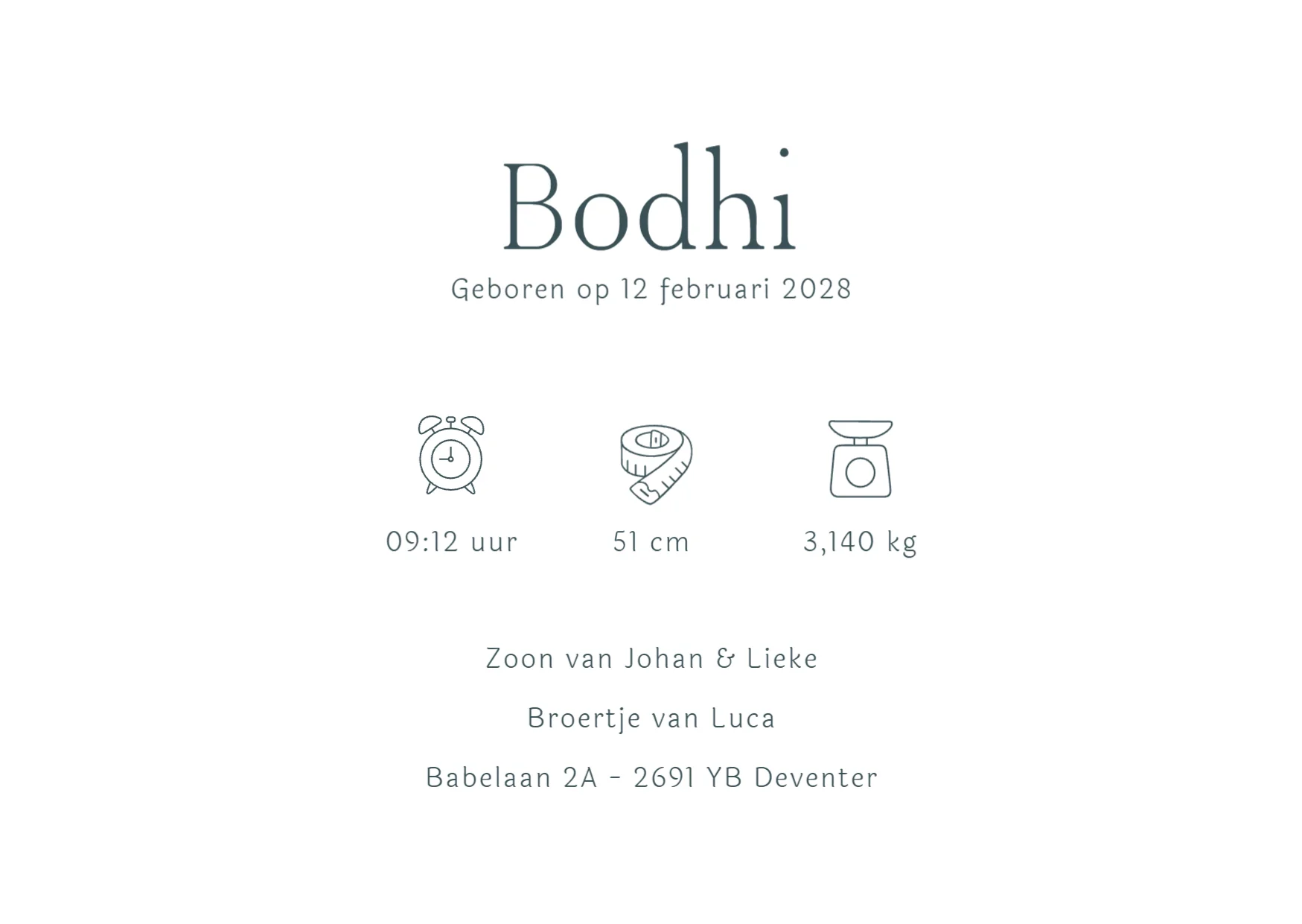 Broertjes met slee - Terug