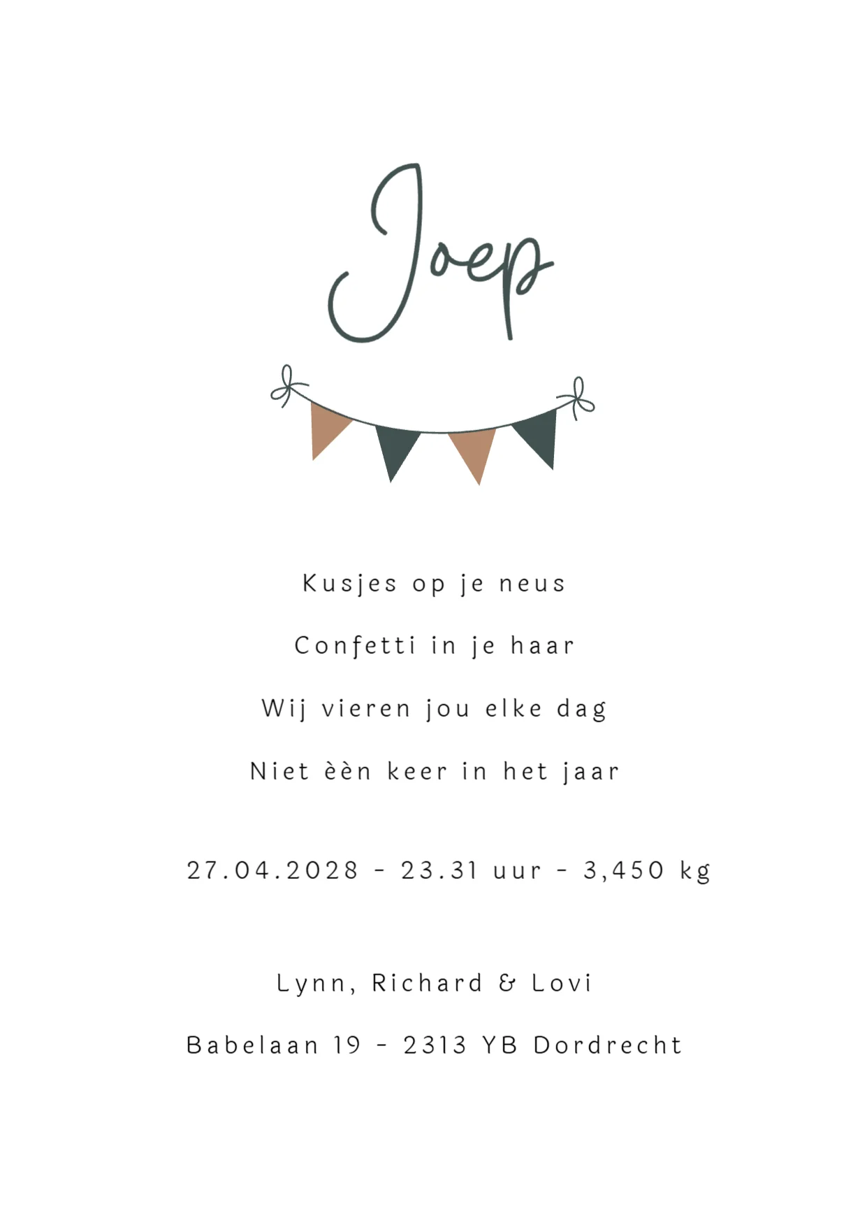 Broertje in kruiwagen - Terug