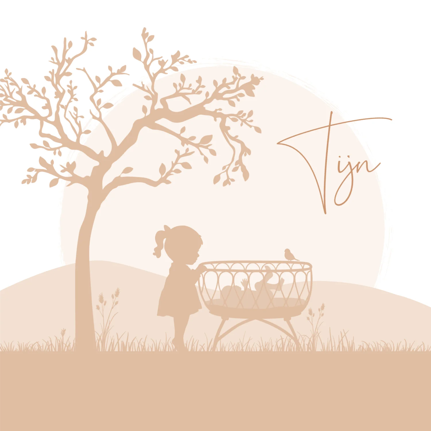 Silhouet grote zus