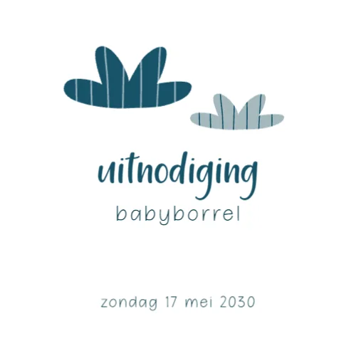 Babyborrelkaart