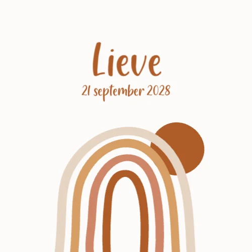 Vierkante gevouwen kaart