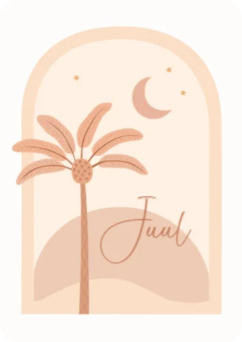 Staande enkele kaart