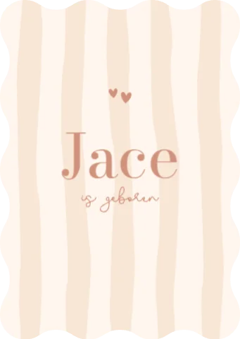 Staande enkele kaart