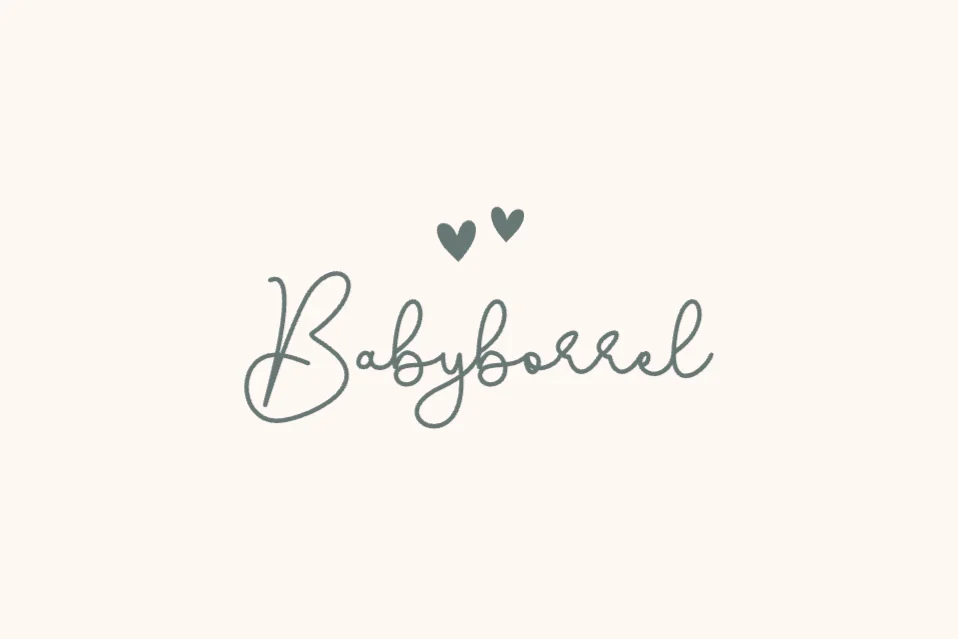 Geboortekaartje met streepjes - Voorkant