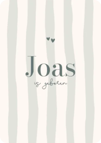 Staande enkele kaart