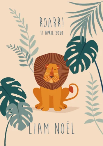 Staande enkele kaart