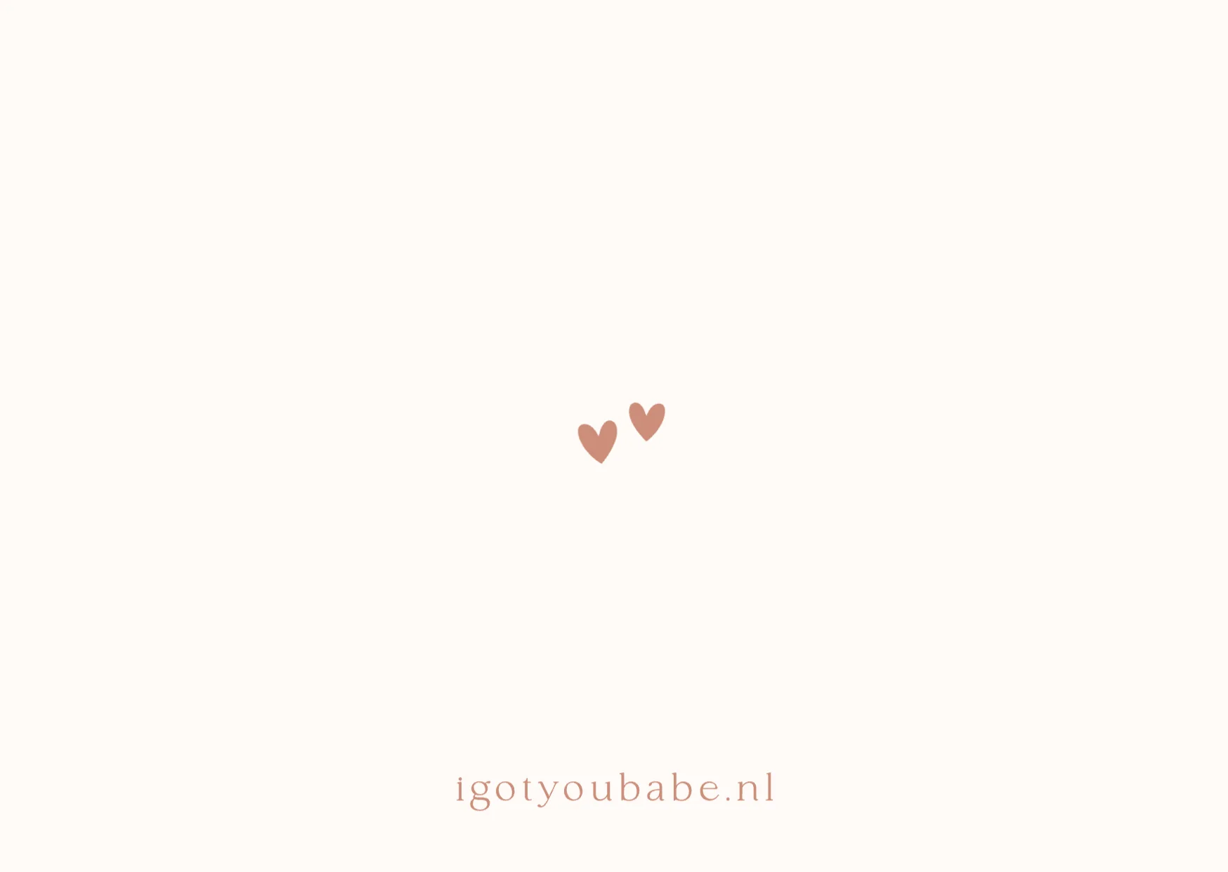 Konijntje met initiaal - Terug