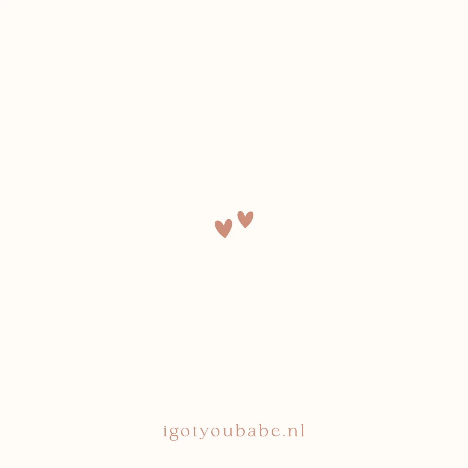 Konijntje met initiaal - Terug