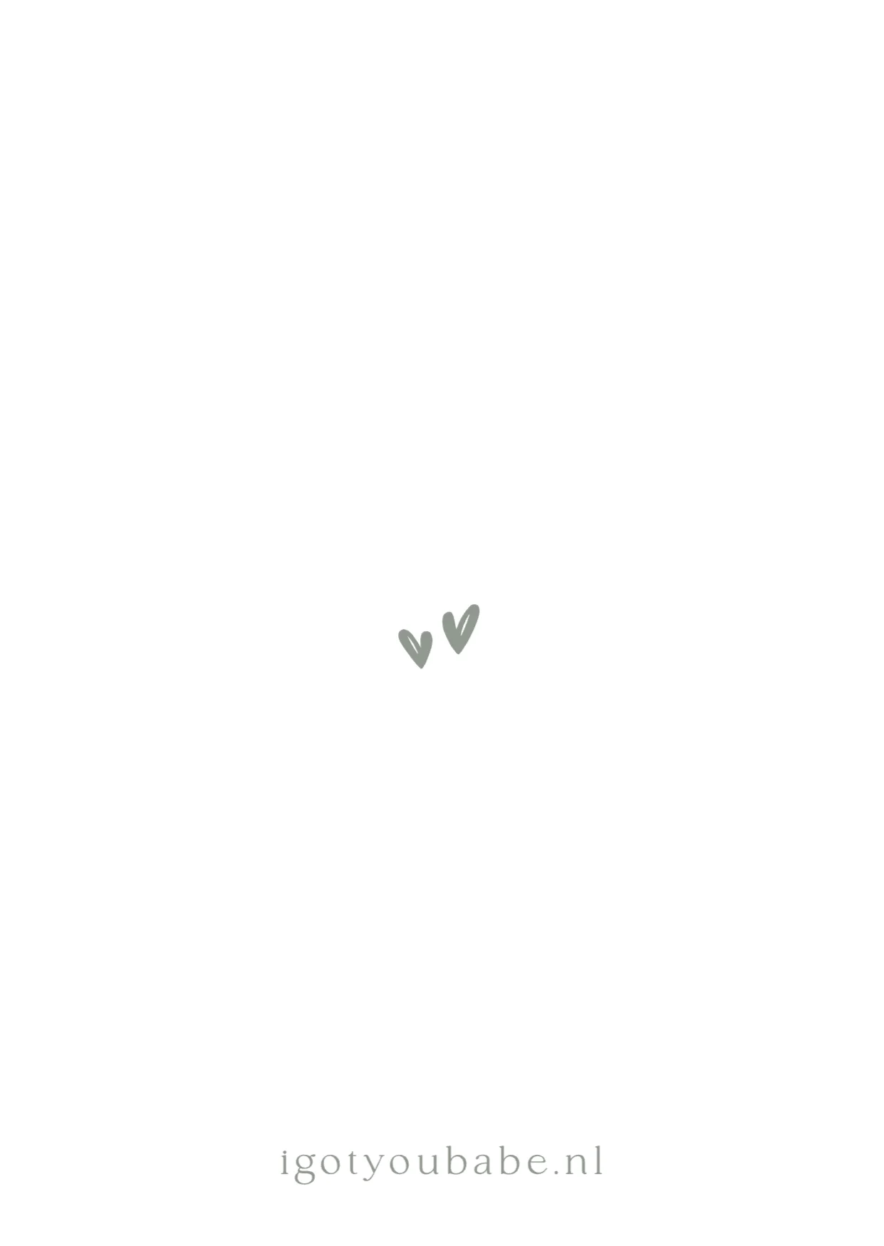 Olaf in Groene Handlettering - Terug