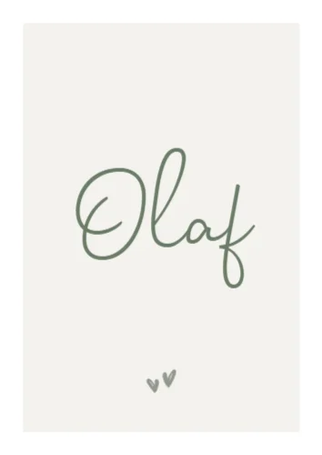 Staande enkele kaart